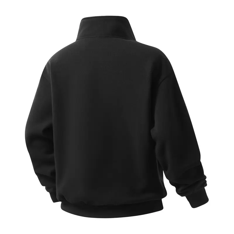 Men&rsquo;s 3-Pack Quarter-Zip Fleece Sweatshirts - Casual Soft Sweatshirt, Half-Zip Design, Soft Stand-Collar, Loose-Fit Athletic Long-Sleeve Pullover Tops for Men's Clothing