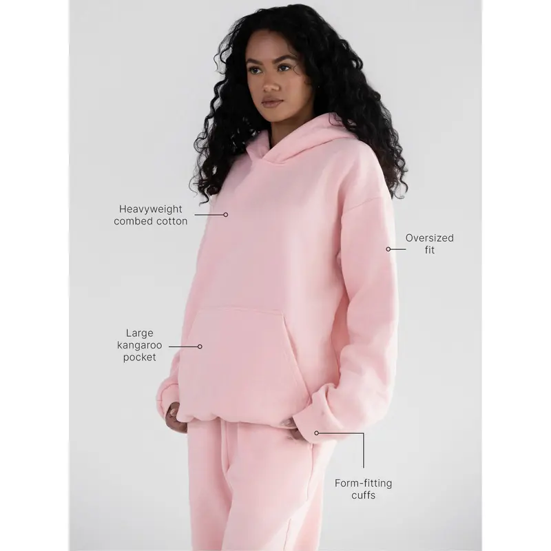 Pastel Hoodie Mega Fit Cozy Sweatshirt