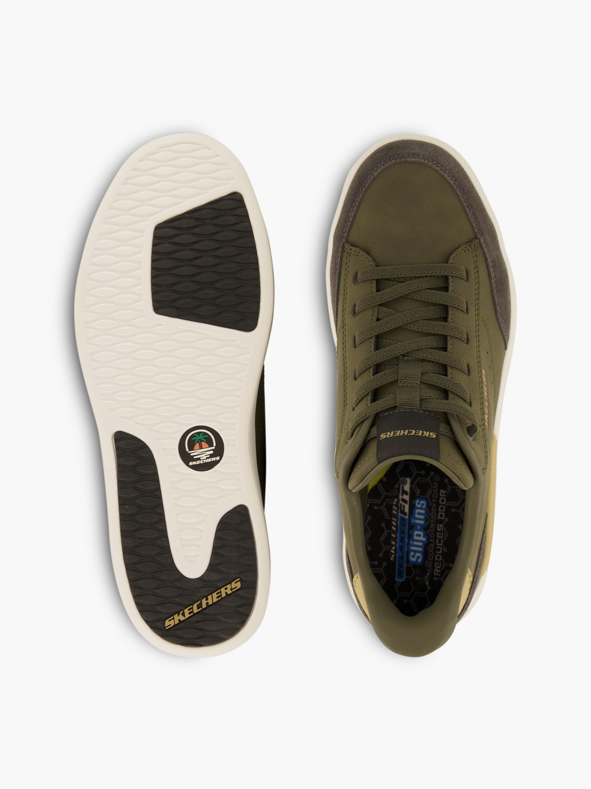 Skechers HANDS FREE SLIP-INS Sneaker – Olive