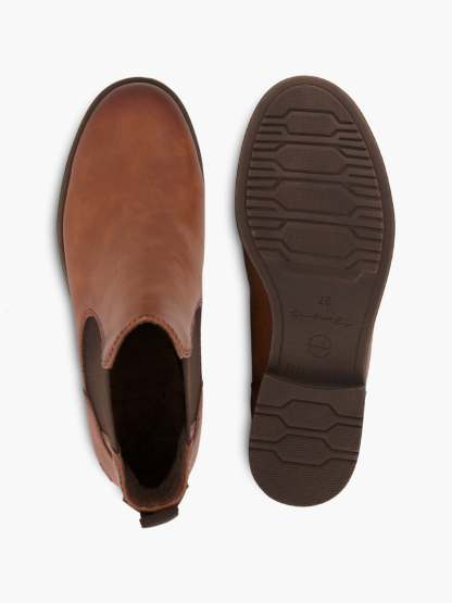 Tamaris Chelsea Boot – Beige – Cognac