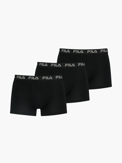 FILA 3x Boxershorts – Schwarz