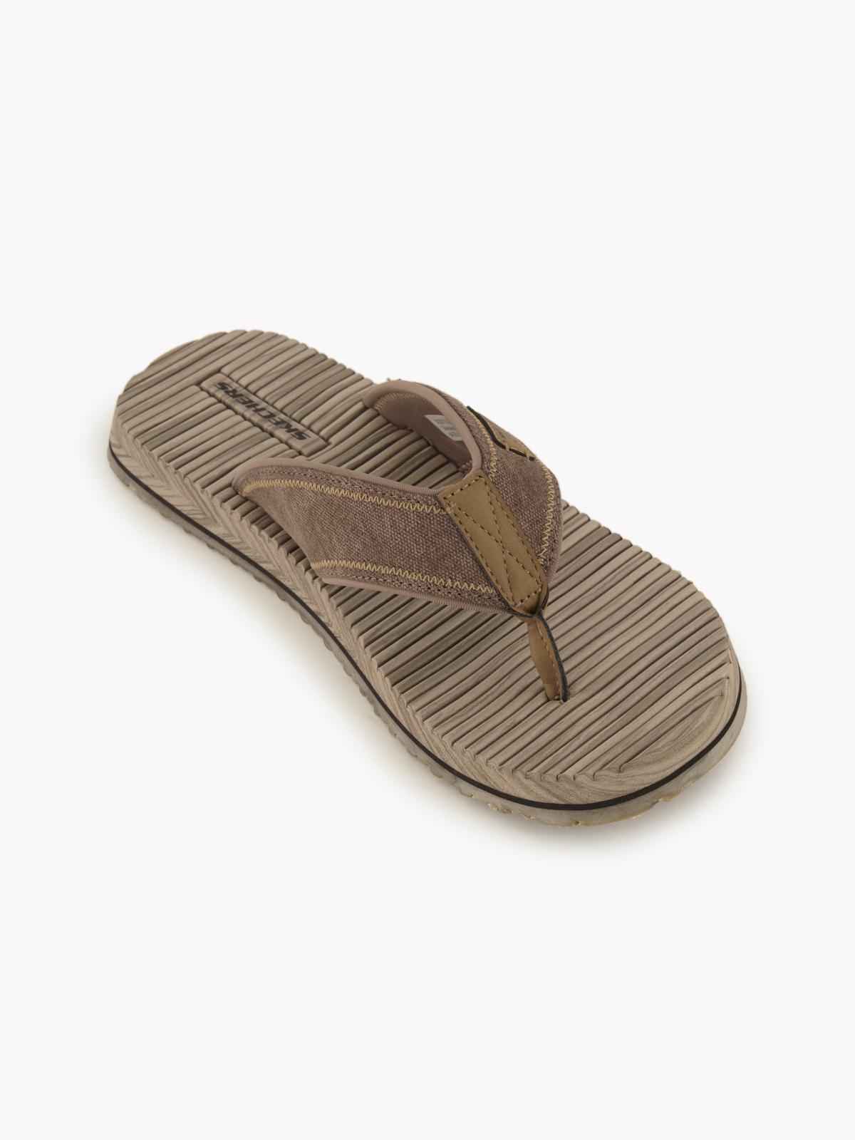 Skechers Pantoletten-Zehentrenner – Braun