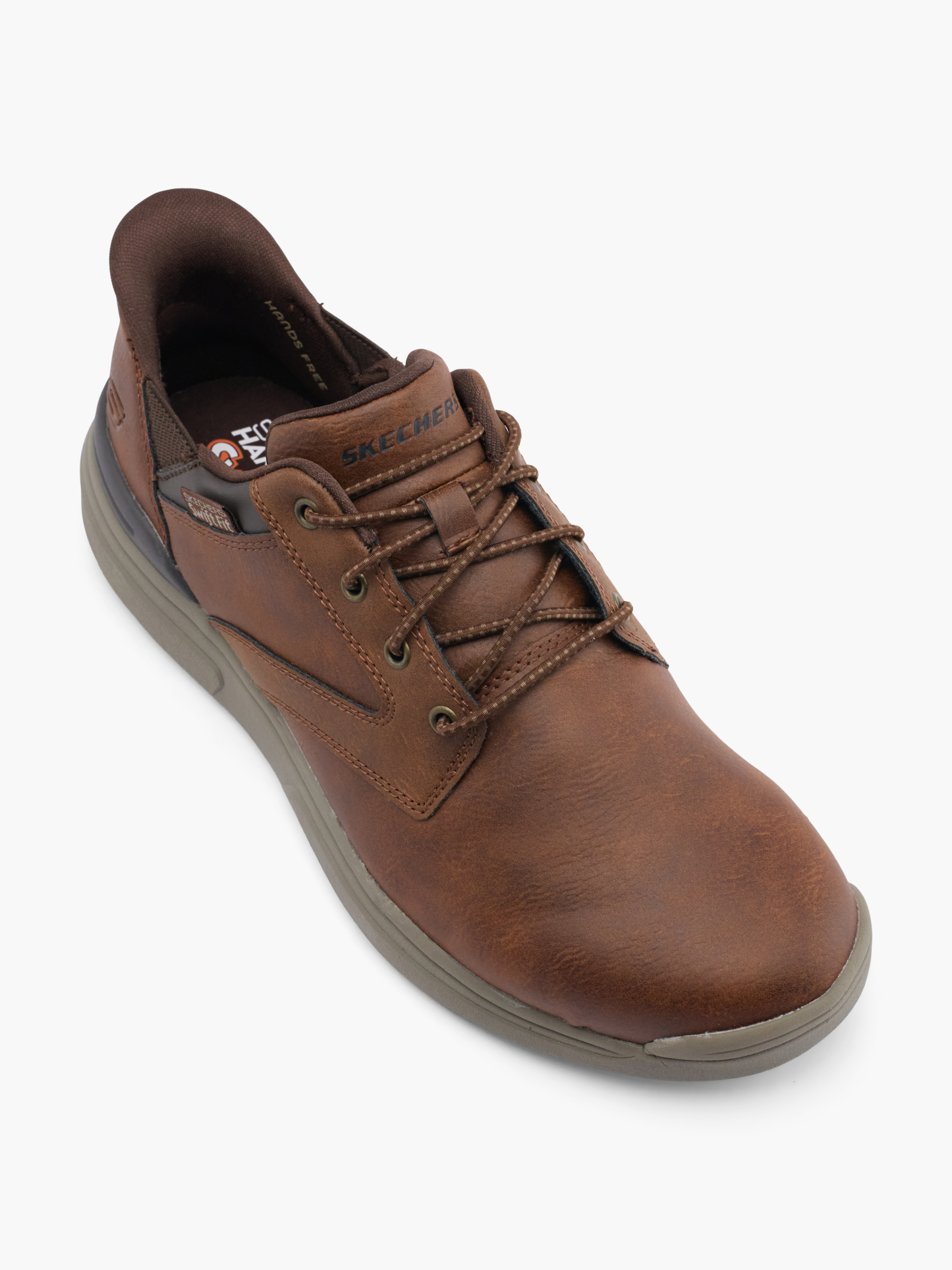 Skechers TOMAH SWIFT FIT Slip-Ons – Braun