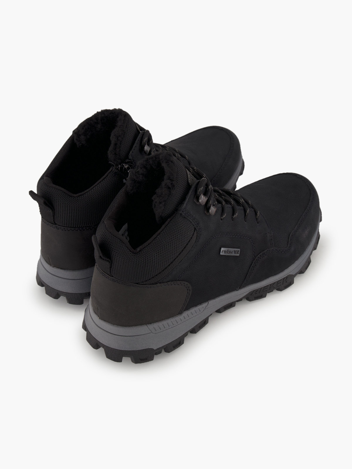 Rieker Schnürboots – Schwarz
