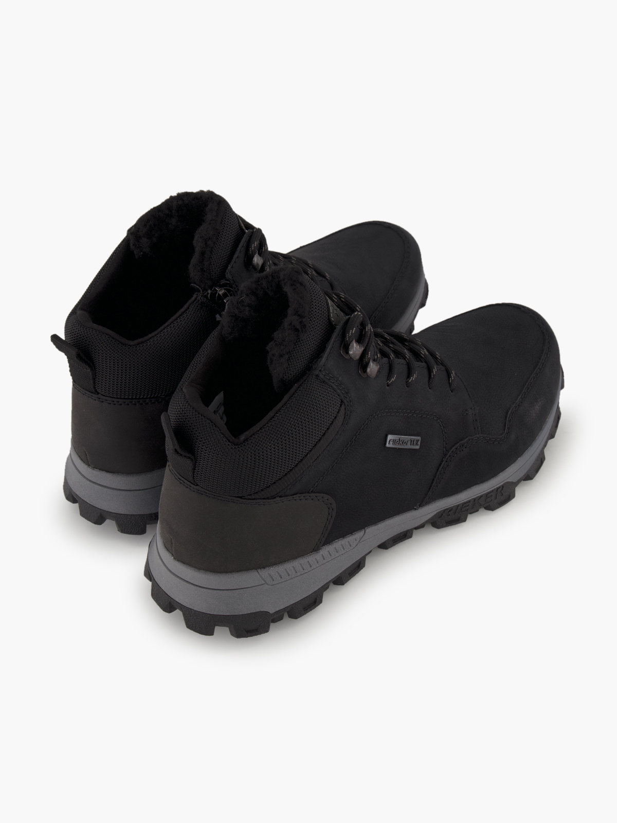 Rieker Schnürboots – Schwarz