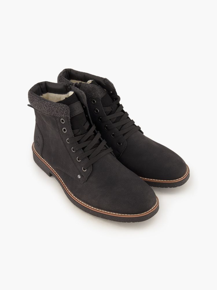 Rieker Schnürboots – Schwarz