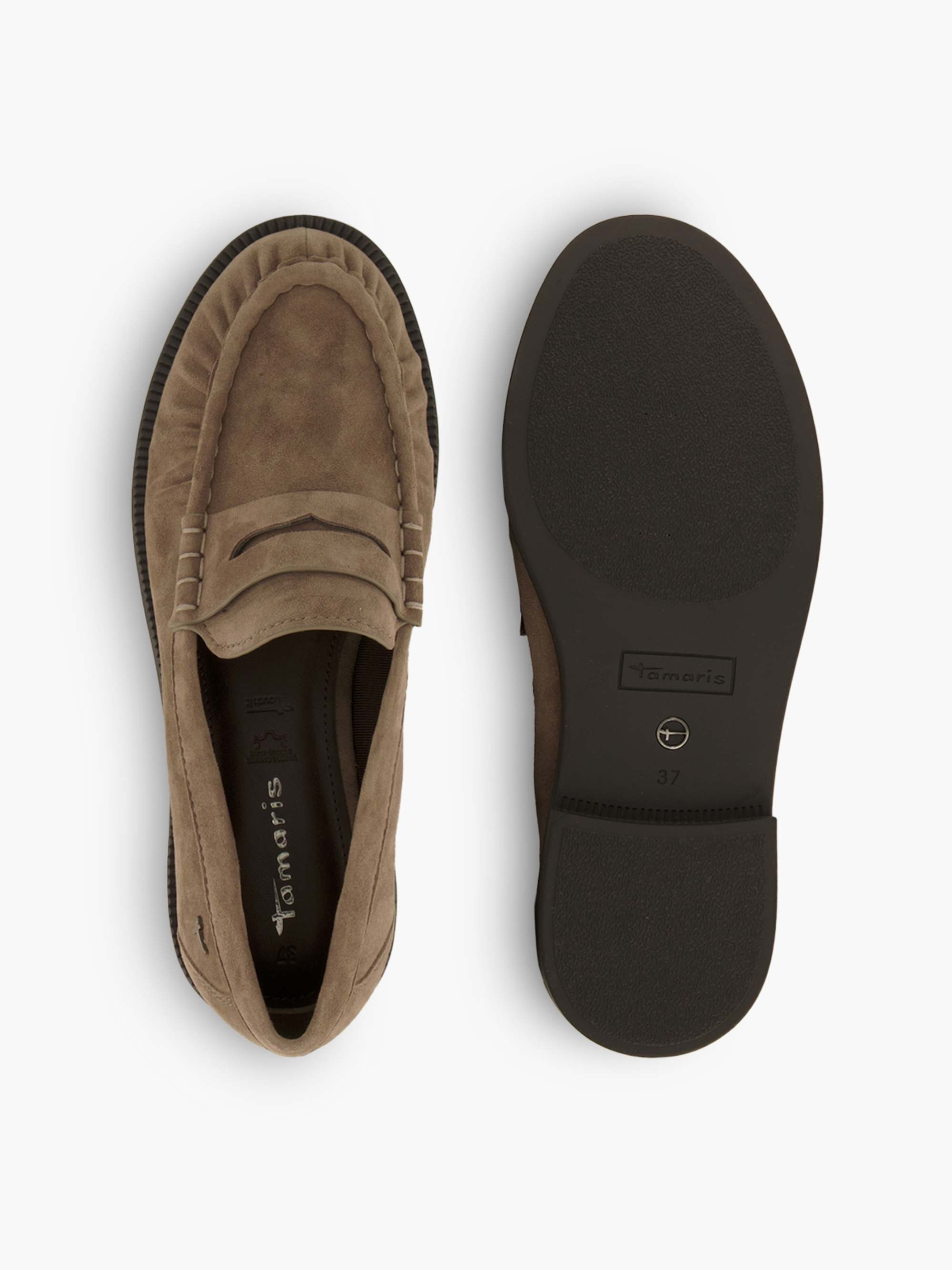 Tamaris Loafer – Taupe – Taupe