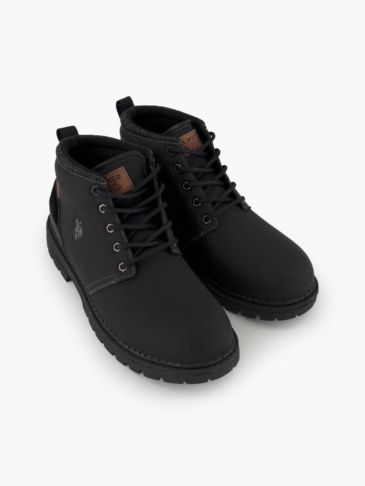U.S. Polo Schnürboots – Schwarz