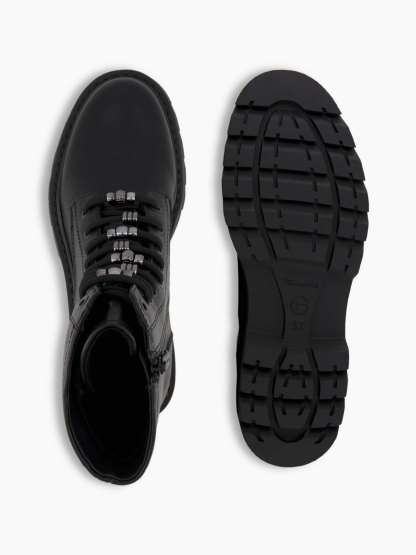 Tamaris Schnürboots – Schwarz – Schwarz