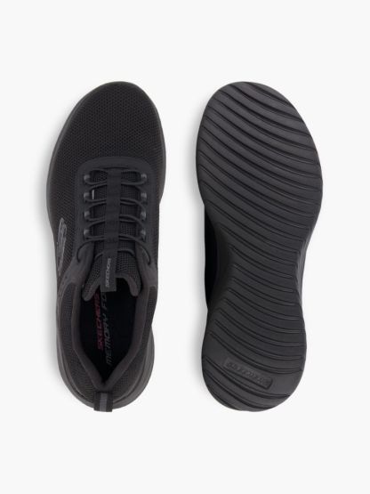 Skechers GO WALK FLEX Slip-Ons – Schwarz