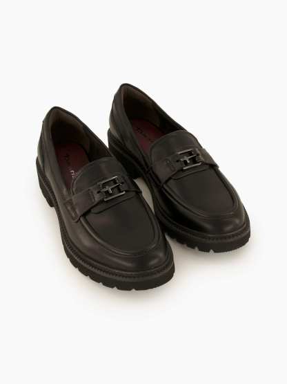 Tamaris Loafer – Schwarz – Schwarz