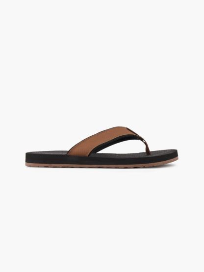 Skechers Pantoletten-Zehentrenner – Braun