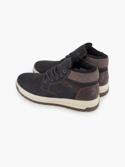 Rieker Schnürboots – Schwarz