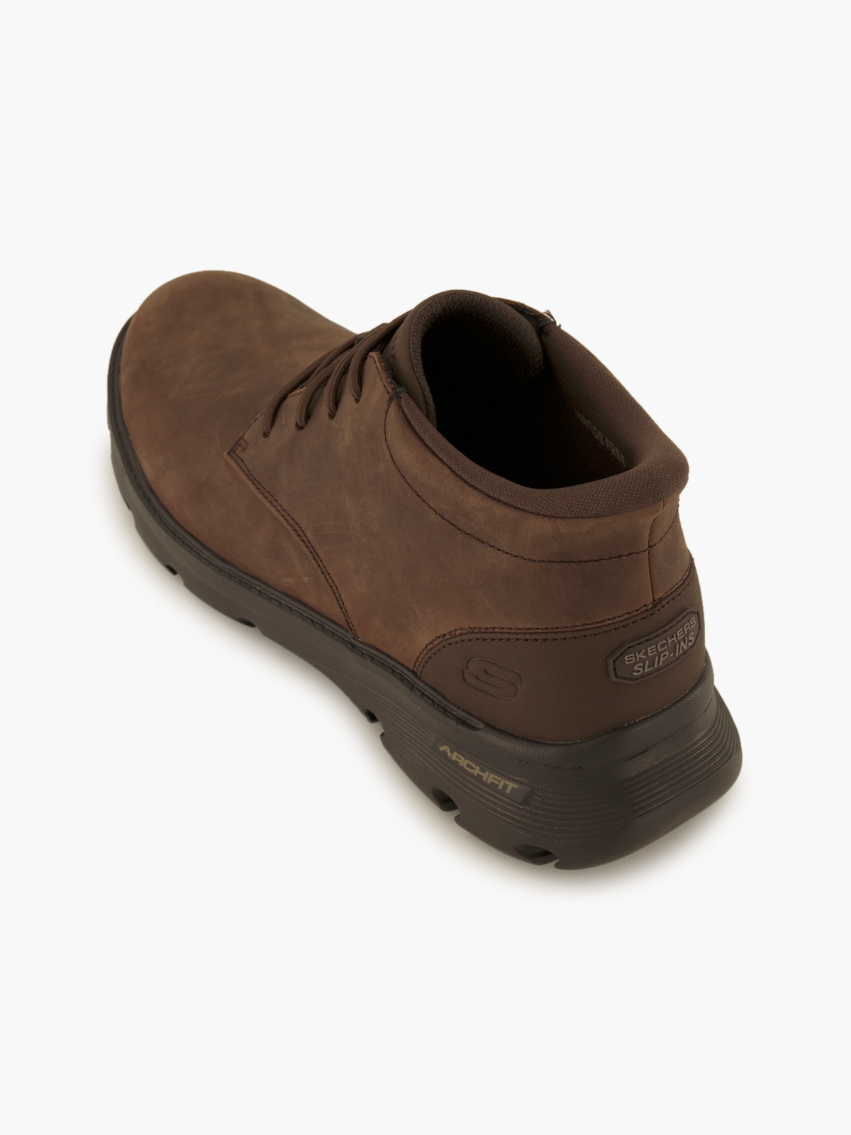 Skechers HANDS FREE SLIP-INS RELAXED FIT ARCH FIT Schnürboots – Braun