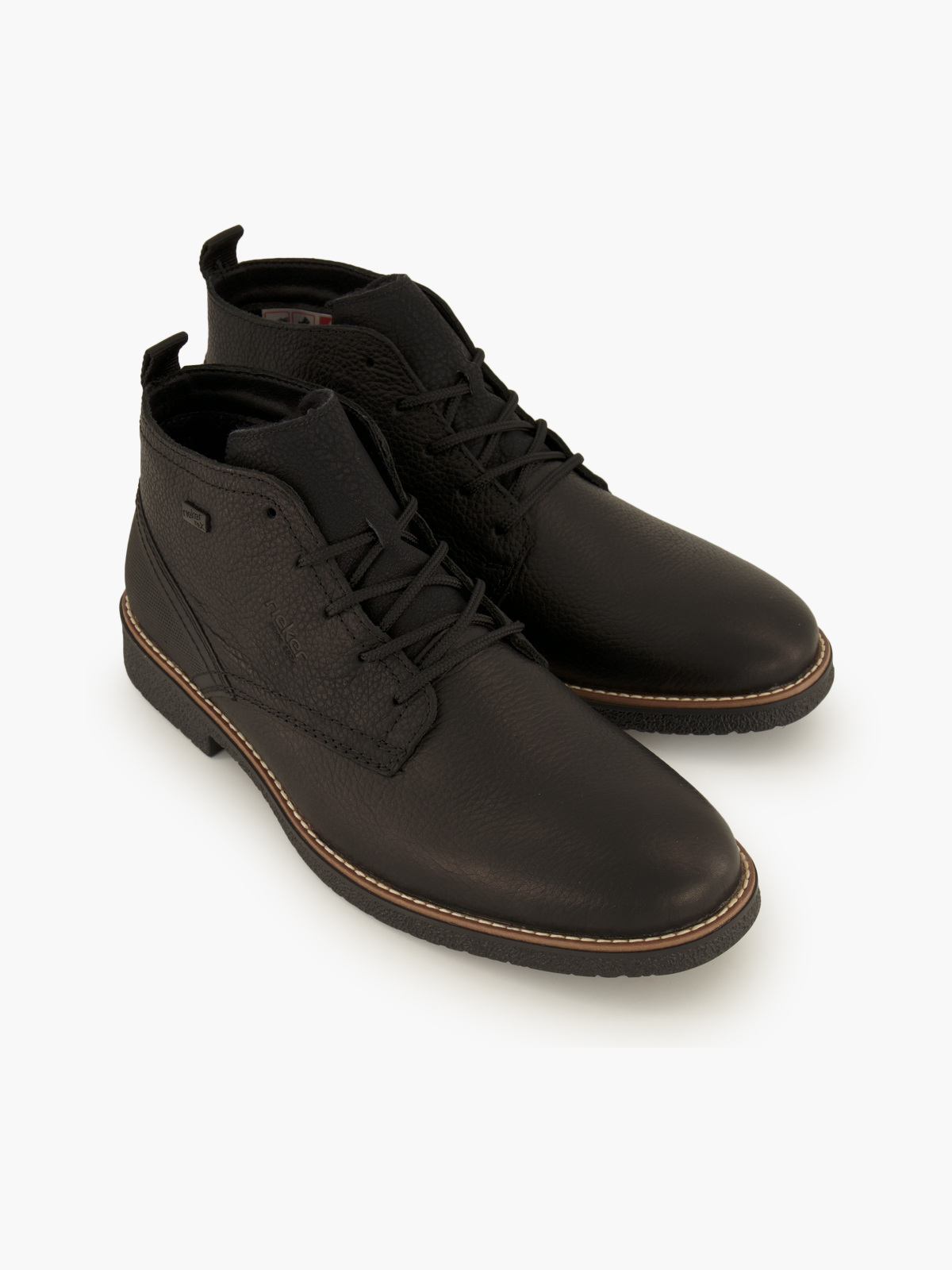 Rieker Schnürboots – Schwarz