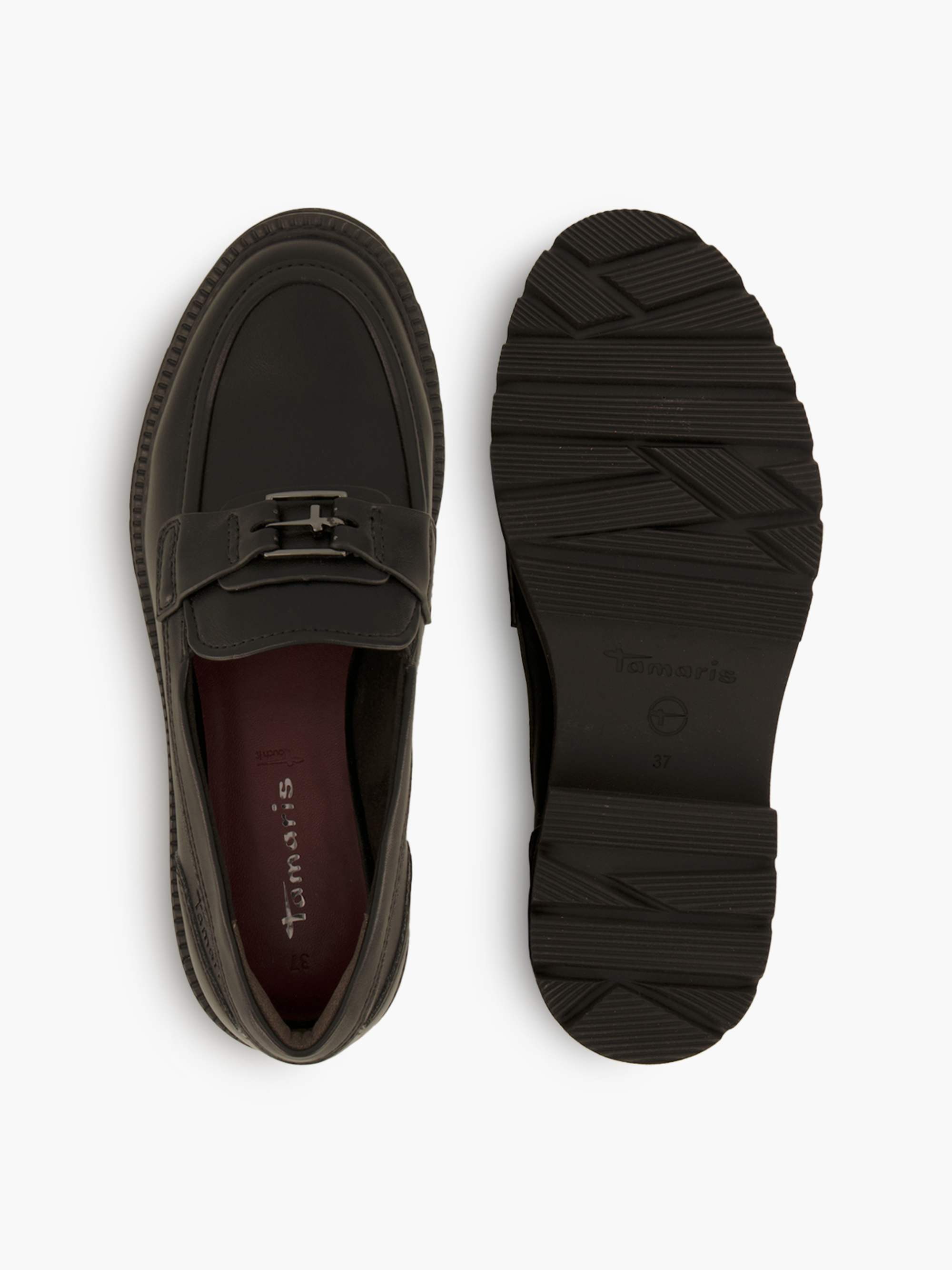 Tamaris Loafer – Schwarz – Schwarz