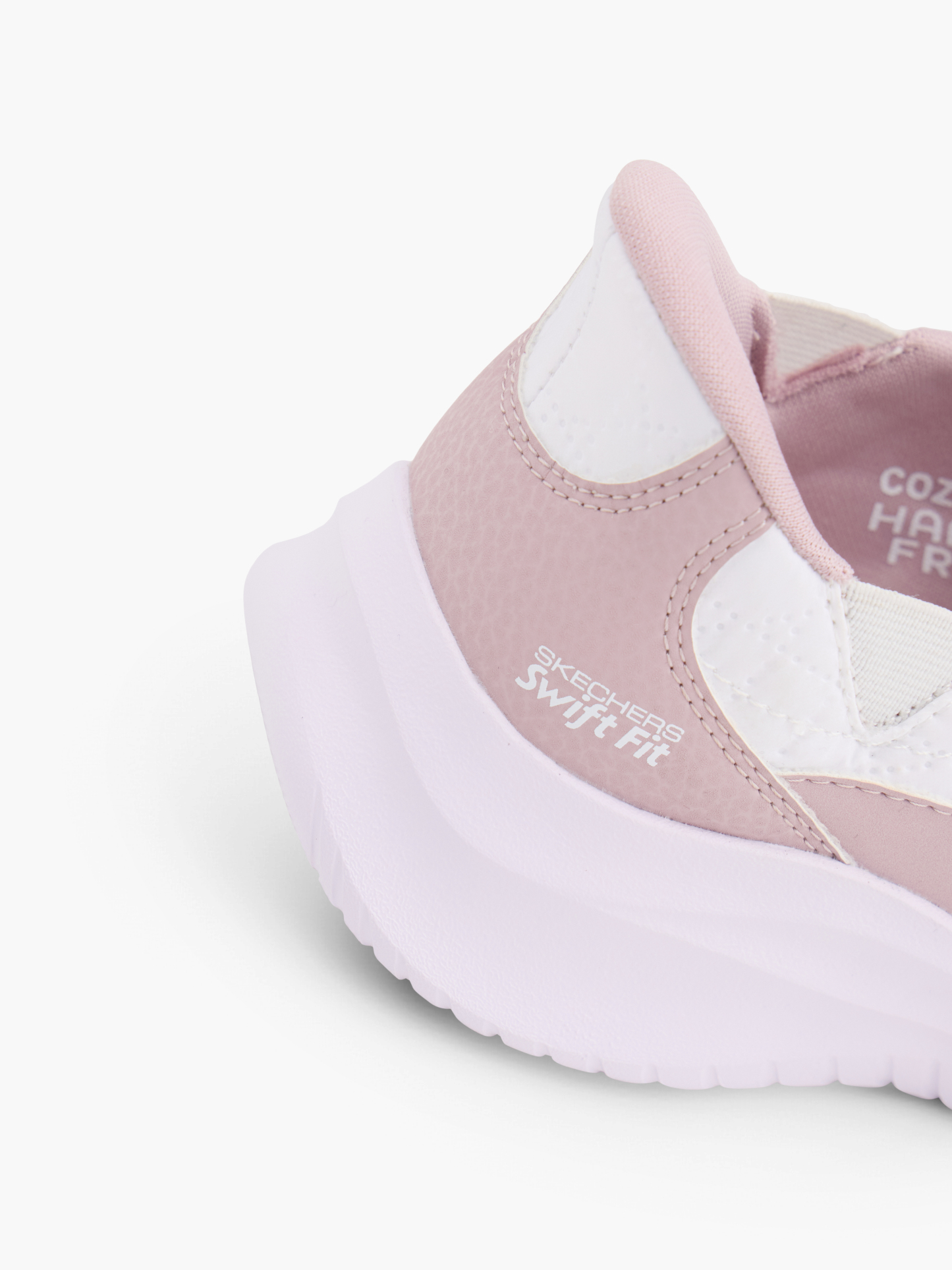 Skechers SWIFT FIT COZY FIT Slip-Ons – Weiss
