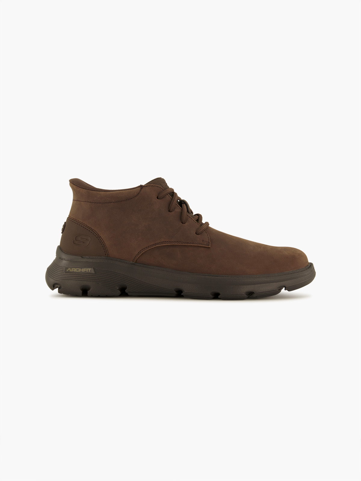 Skechers HANDS FREE SLIP-INS RELAXED FIT ARCH FIT Schnürboots – Braun