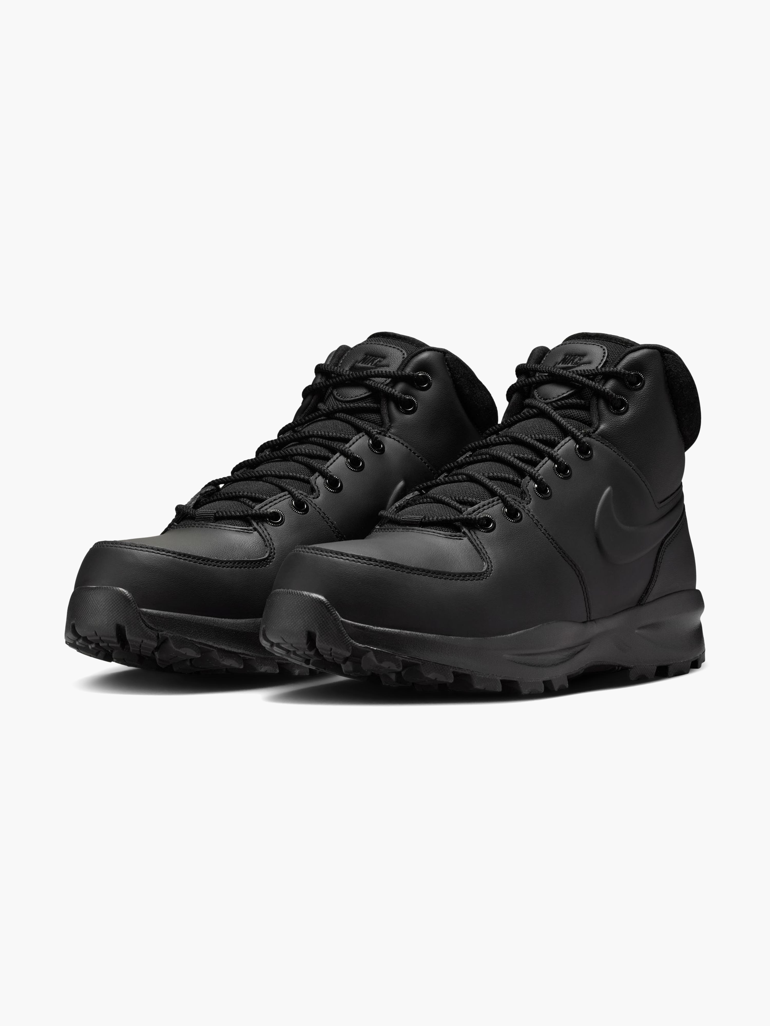 Nike MANOA LEATHER Schnürboots – Schwarz