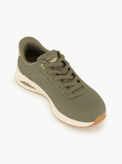 Skechers HANDS FREE SLIP-INS ARCH FIT UNO Sneaker – Olive