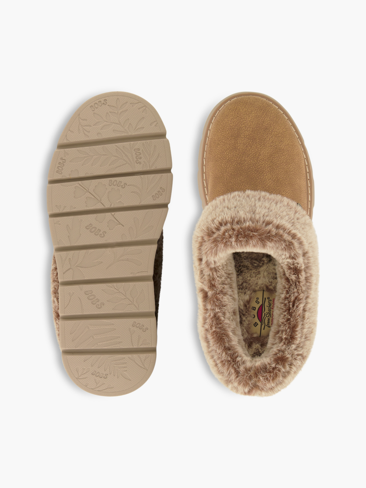 Skechers BOBS KEEP SAKES LITE Geschlossener Hausschuh – Beige