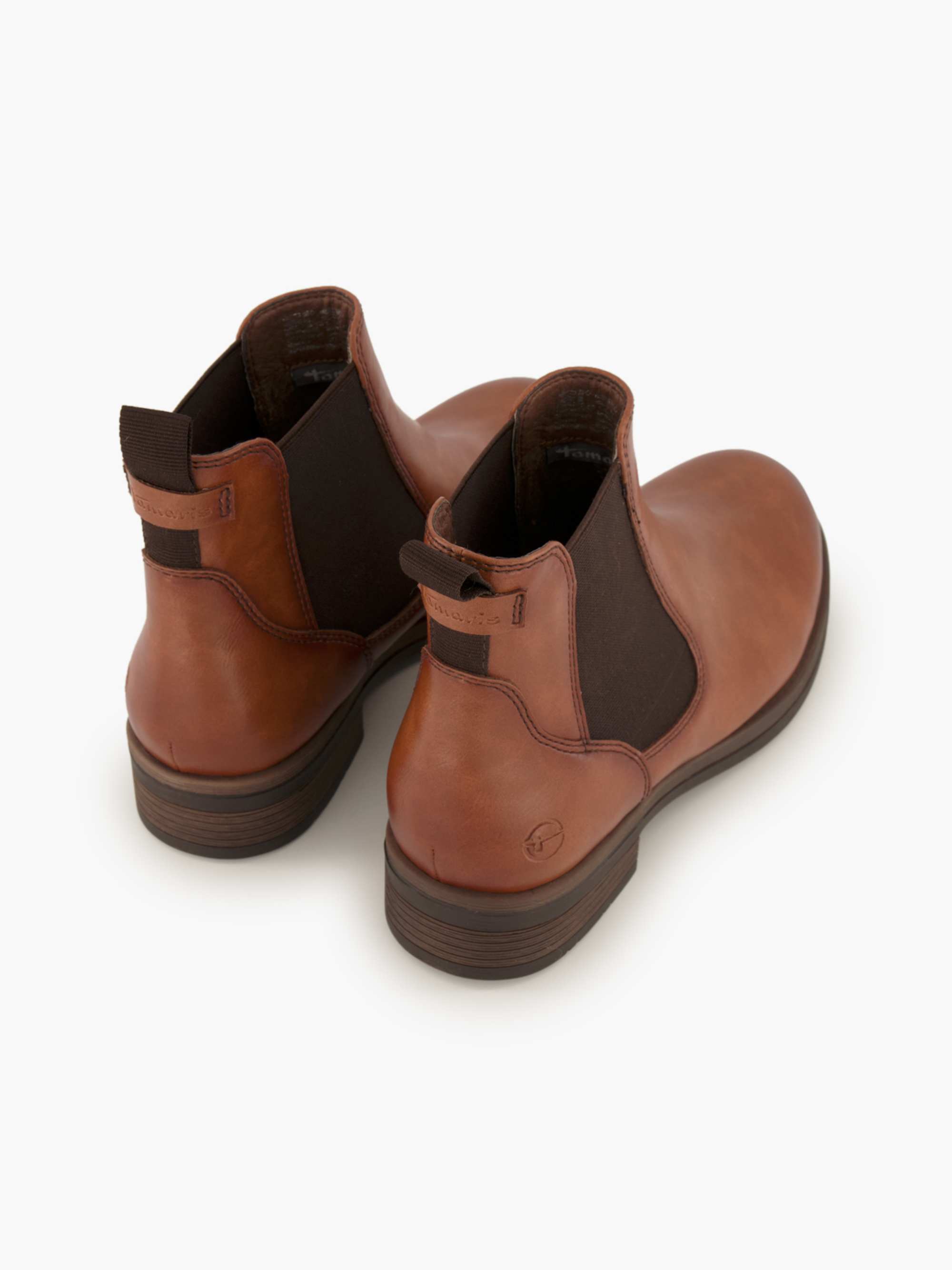 Tamaris Chelsea Boot – Beige – Cognac