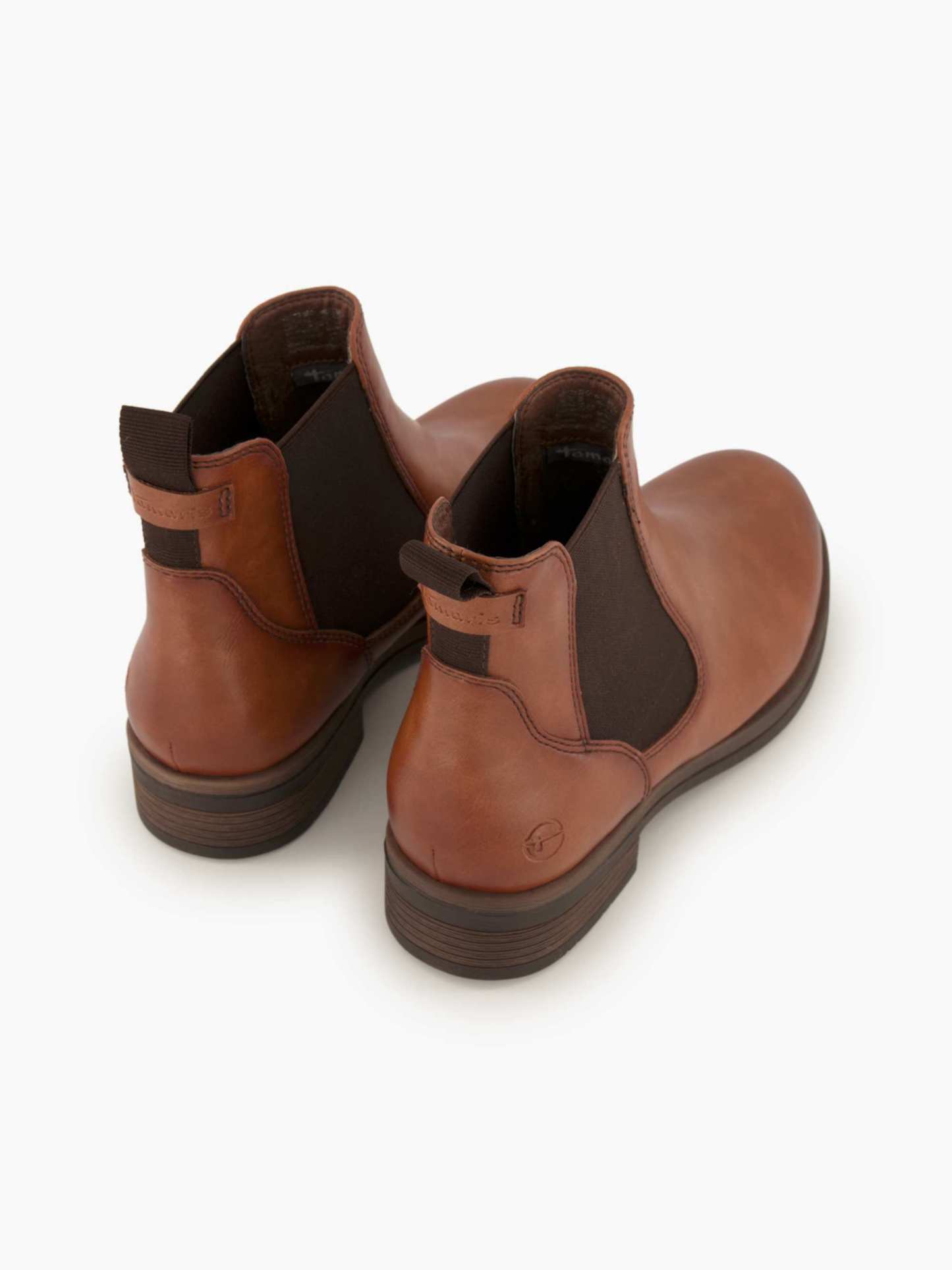 Tamaris Chelsea Boot – Beige – Cognac