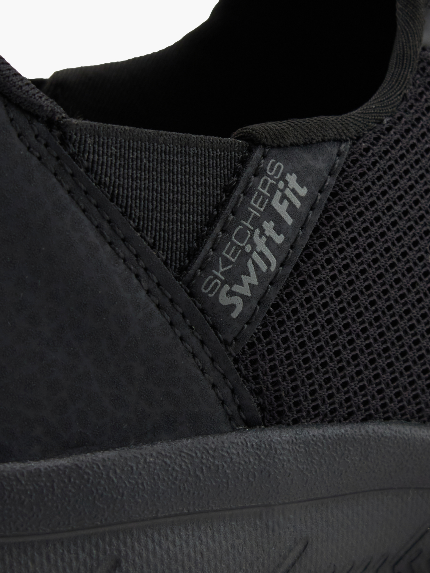 Skechers PURE GENIUS SWIFT FIT Slip-Ons – Schwarz