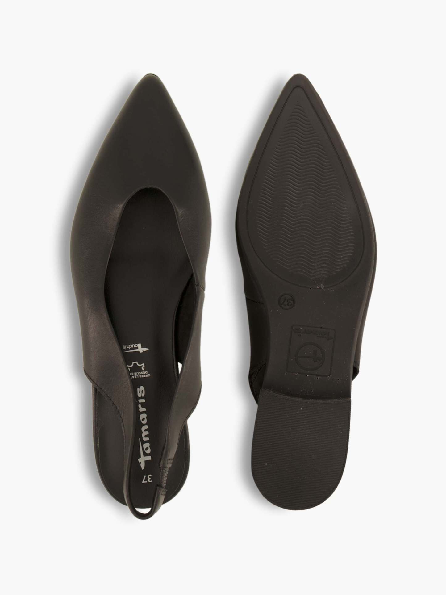 Tamaris Ballerina – Schwarz – Schwarz