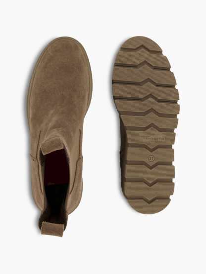 Tamaris Chelsea Boot – Taupe – Taupe