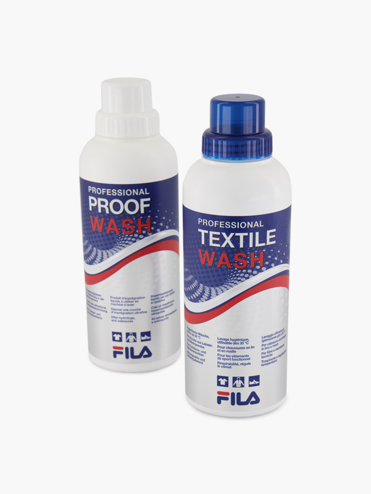 FILA Set Proof Wash & Textil Wash Schuh-Pflegeprodukt – Transparent