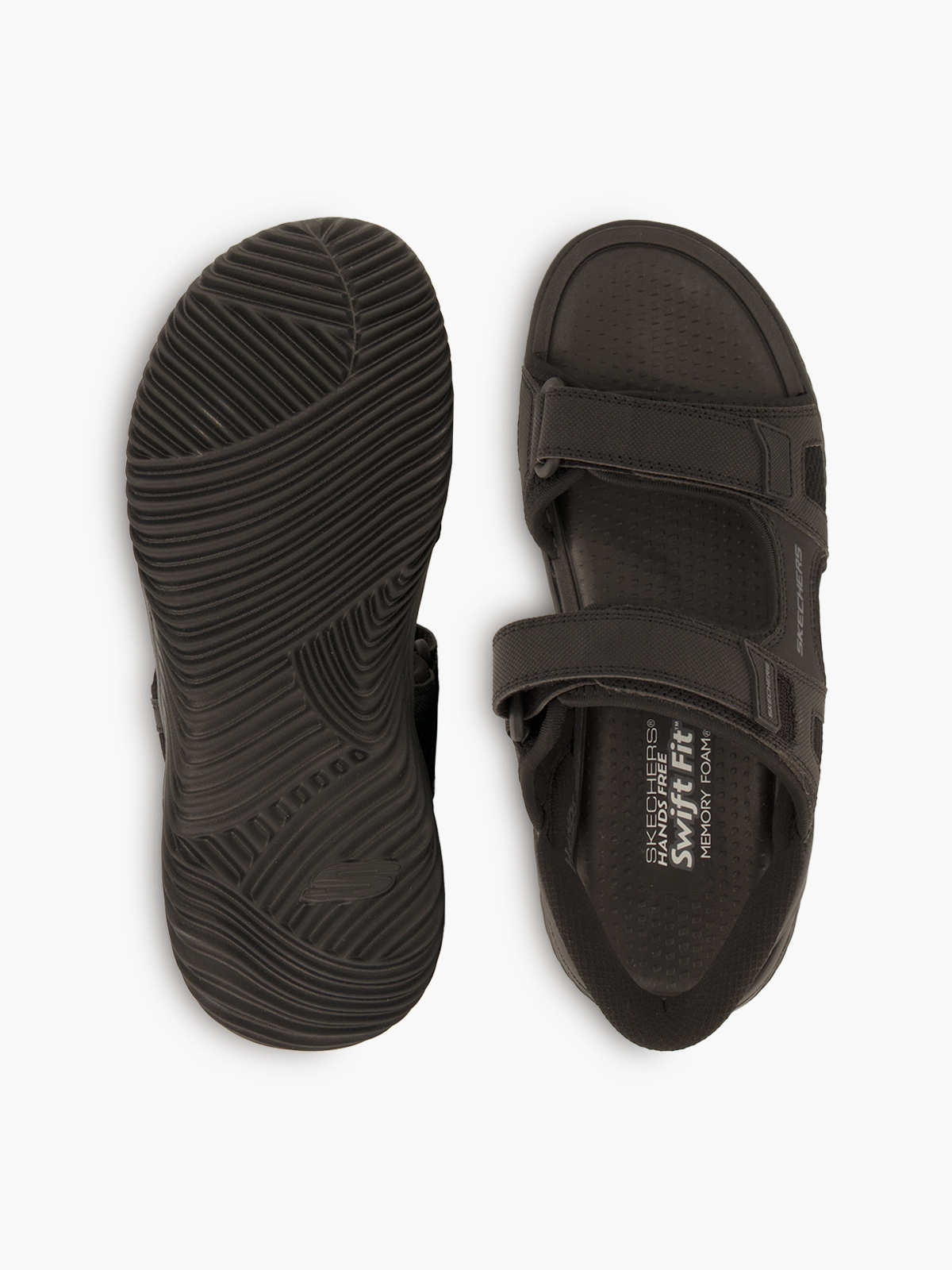 Skechers HANDS FREE SWIFT FIT Sandale – Schwarz