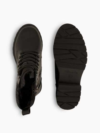 Tamaris Schnürboots – Schwarz – Schwarz
