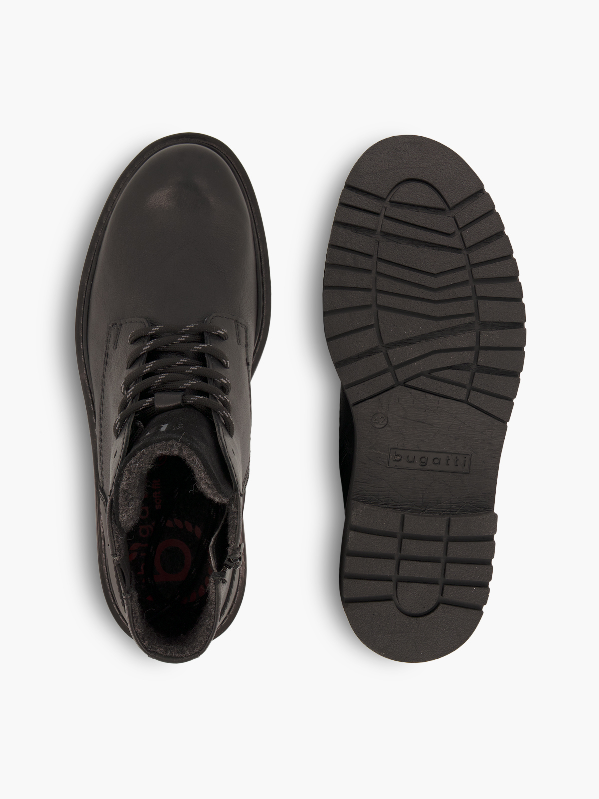 bugatti Schnürboots – Schwarz