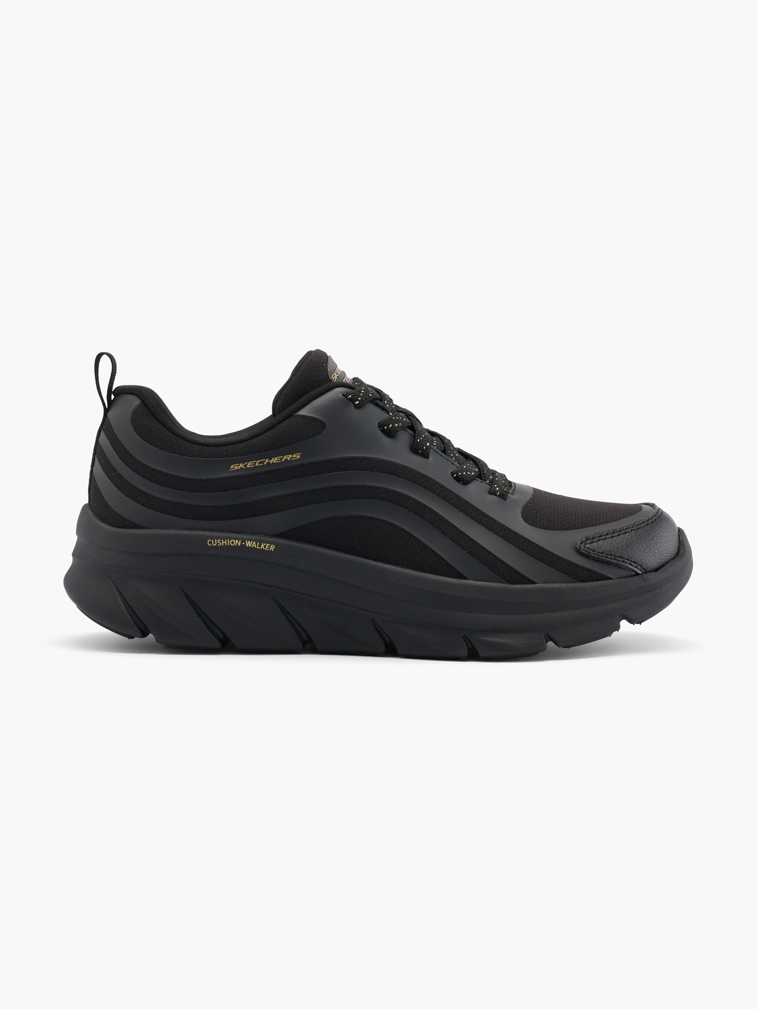 Skechers CUSHION WALKER Sneaker – Schwarz