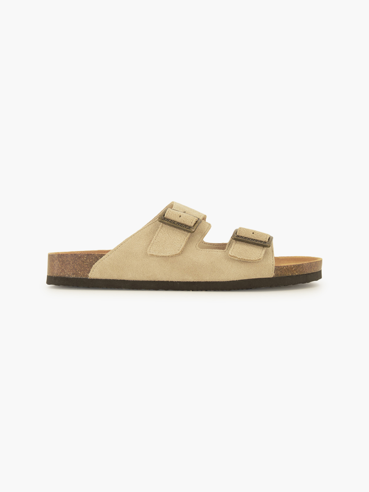 Skechers RELAXED FIT: AIDAN-LEELAN Pantolette – Taupe