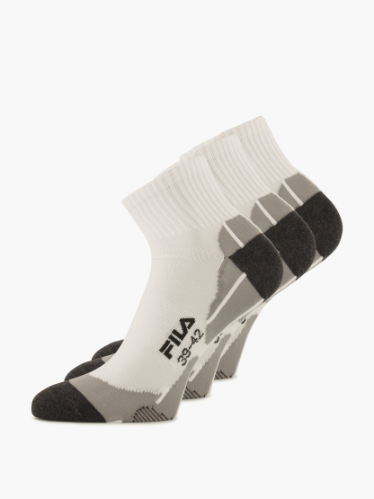 FILA 3x Socken – Weiss