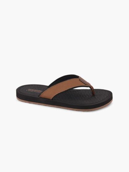 Skechers Pantoletten-Zehentrenner – Braun