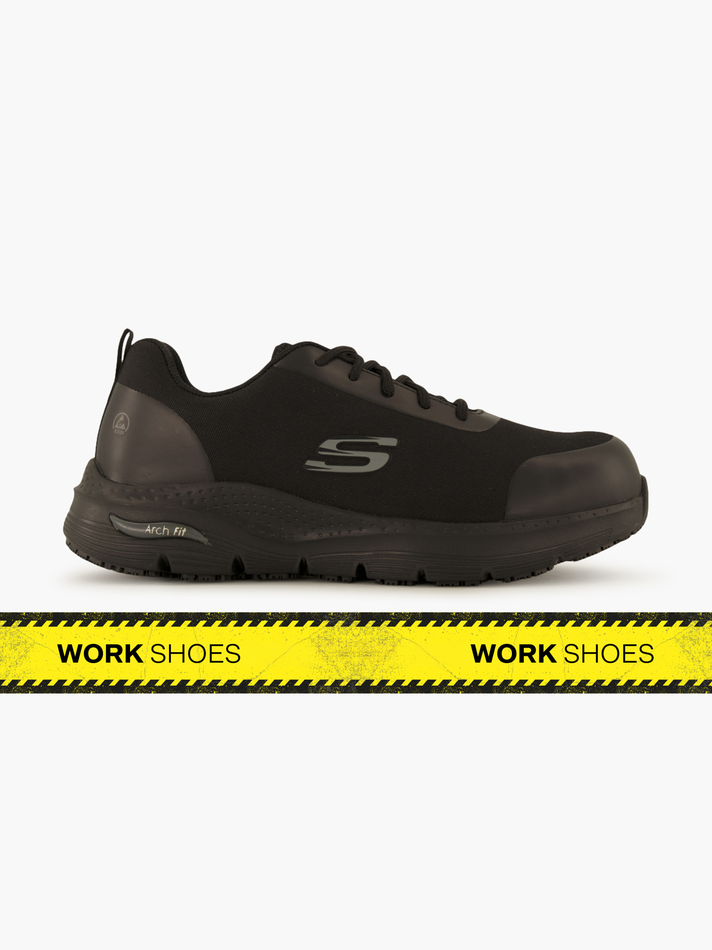 Skechers S3 Sicherheitsschuh – Schwarz