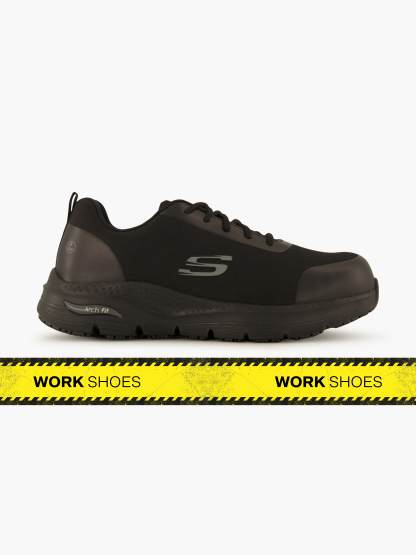Skechers S3 Sicherheitsschuh – Schwarz
