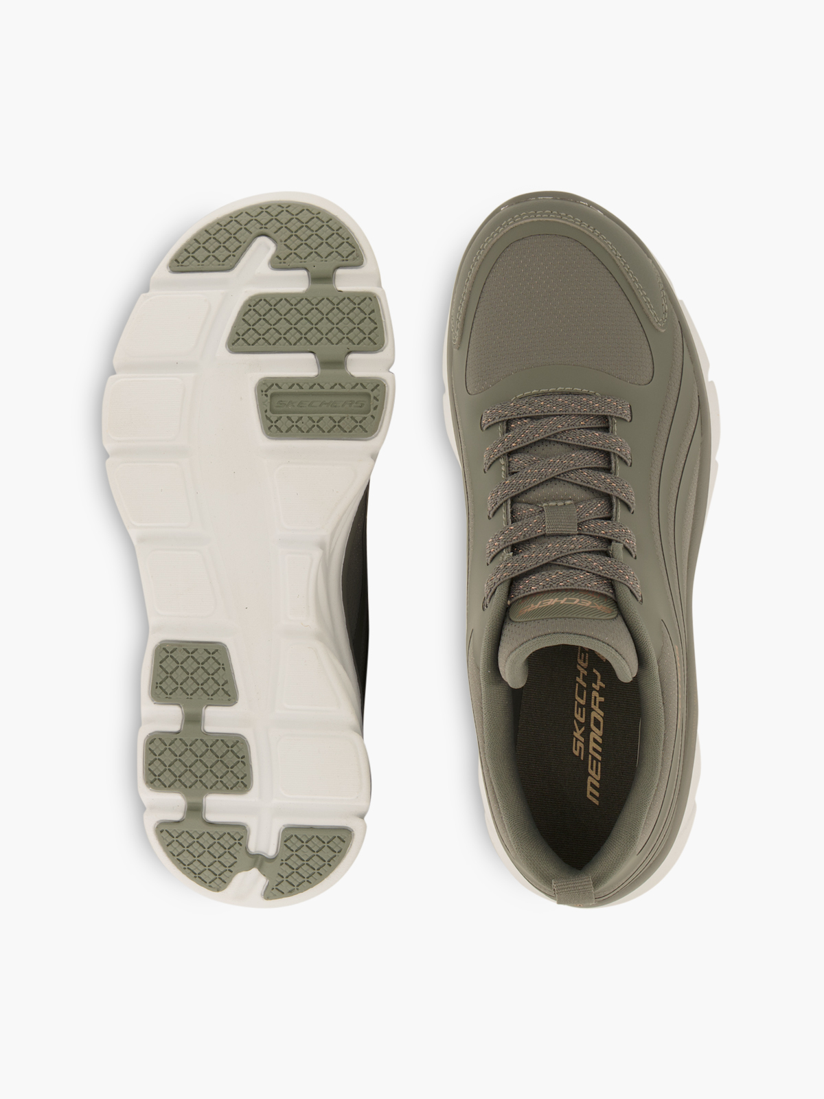 Skechers CUSHION WALKER Sneaker – Olive