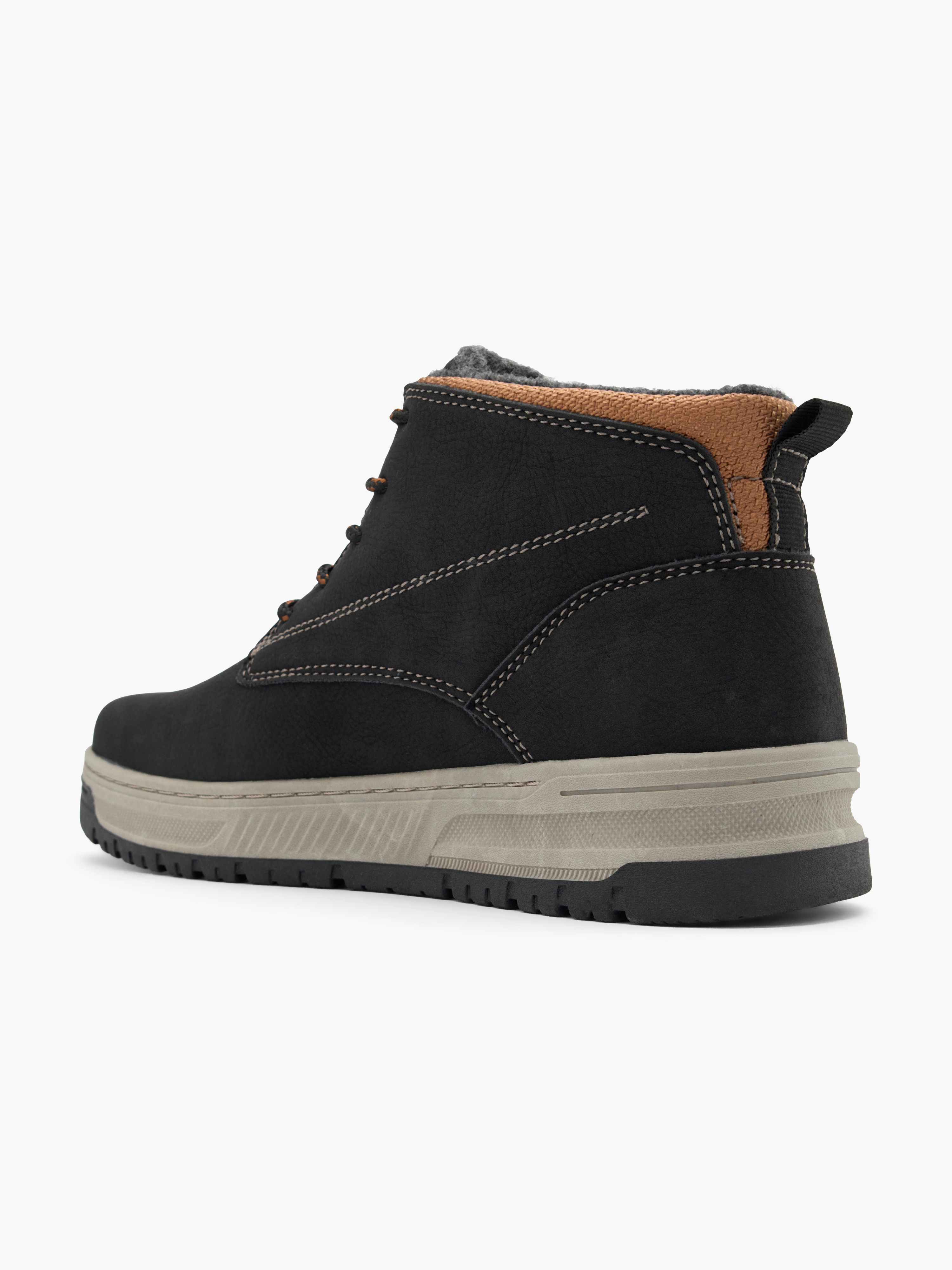 MUSTANG Schnürboots – Schwarz