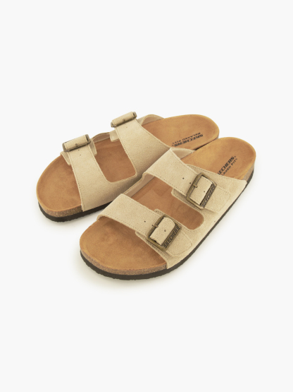 Skechers RELAXED FIT: AIDAN-LEELAN Pantolette – Taupe