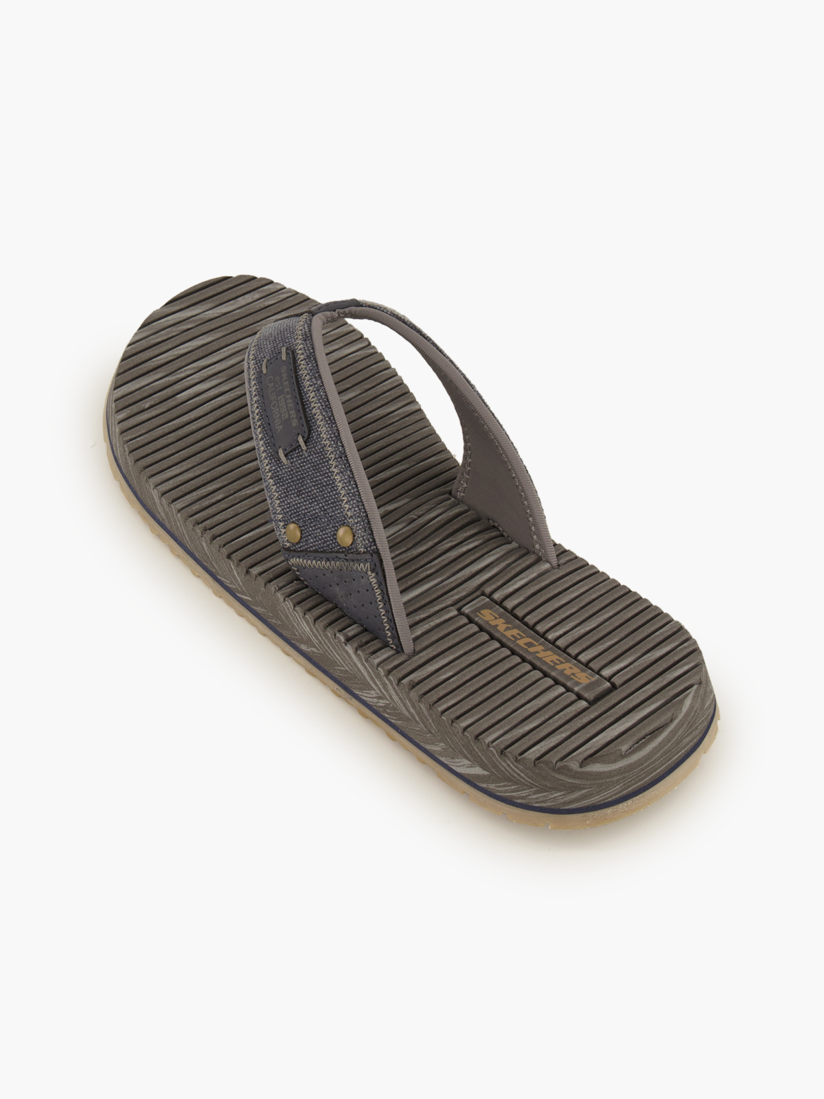 Skechers Pantoletten-Zehentrenner – Blau