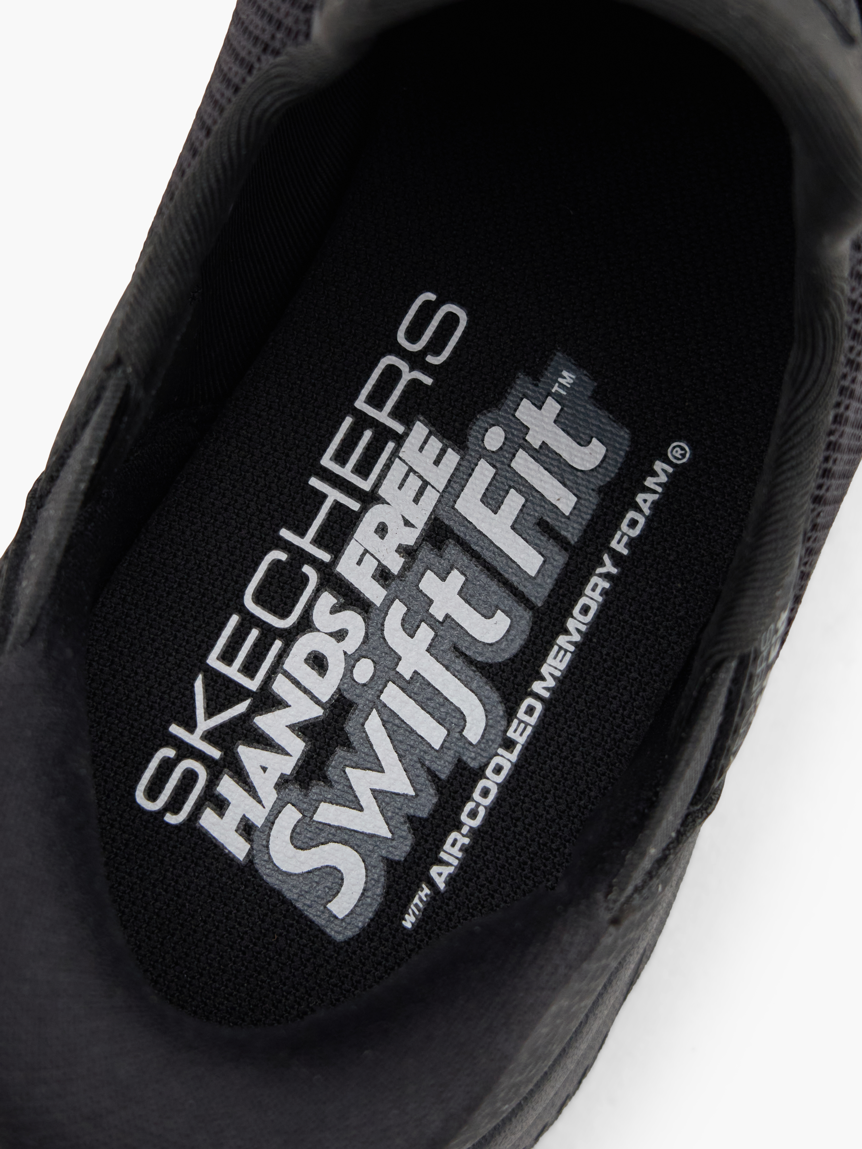 Skechers PURE GENIUS SWIFT FIT Slip-Ons – Schwarz