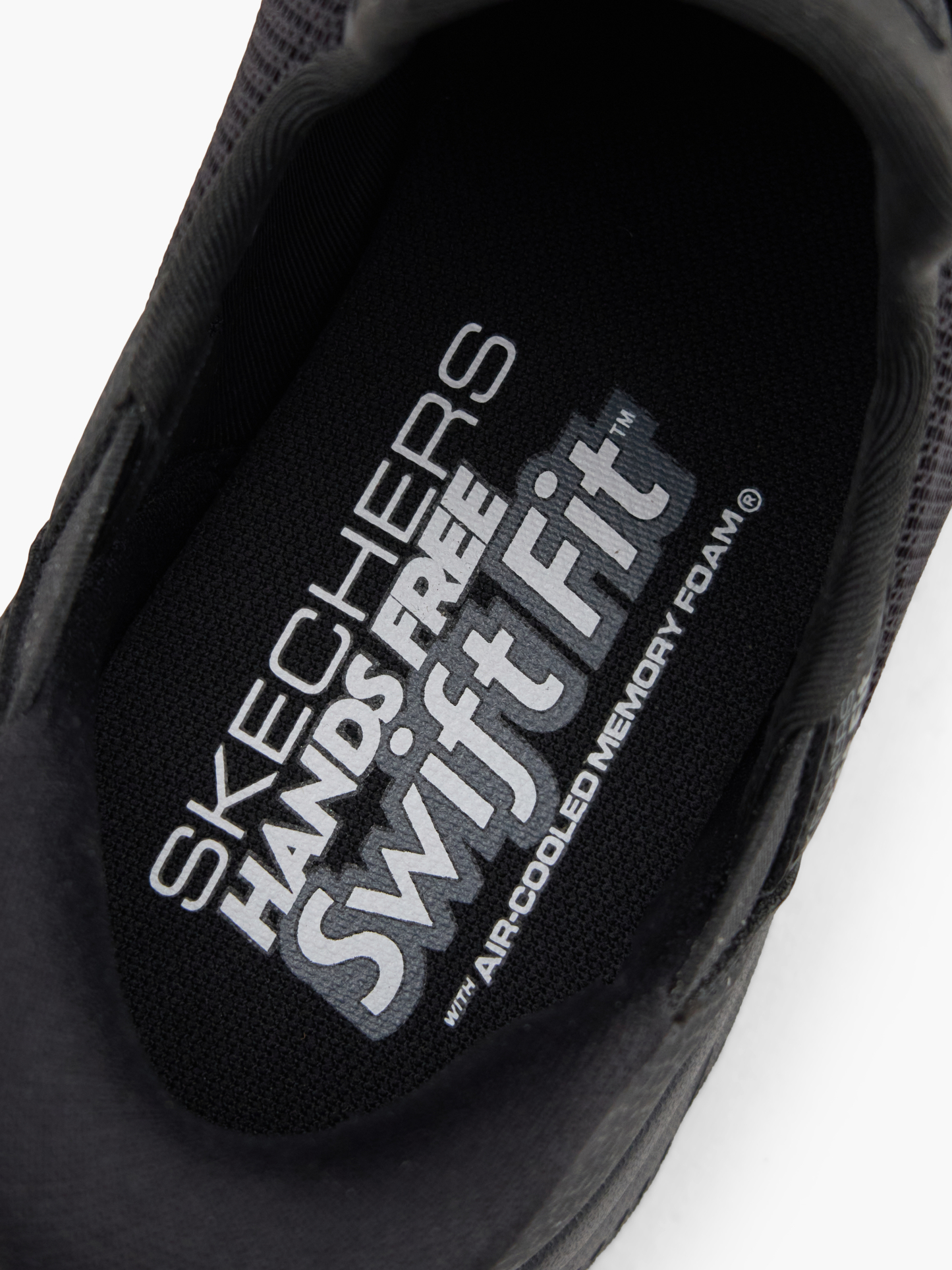 Skechers PURE GENIUS SWIFT FIT Slip-Ons – Schwarz