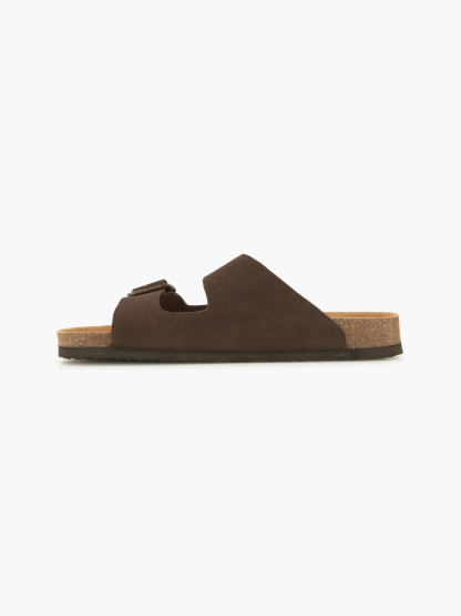 Skechers RELAXED FIT: AIDAN-LEELAN Pantolette – Braun