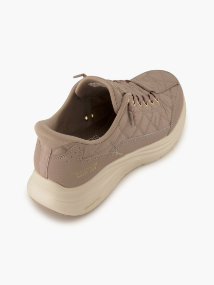 Skechers HANDS FREE SLIP-INS COZY FIT Slip-Ons – Taupe