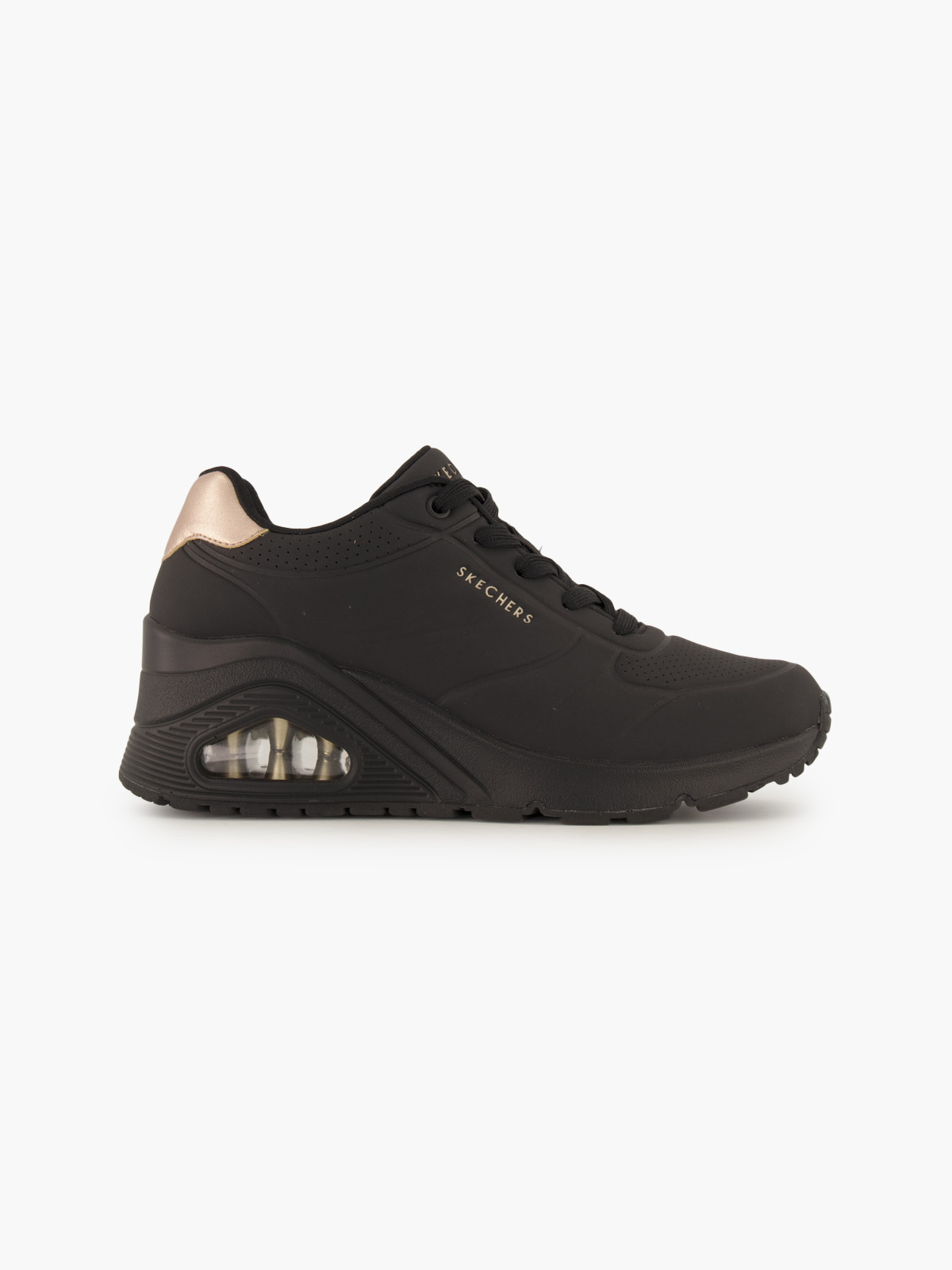 Skechers UNO WEDGE-HI STEPS Sneaker – Schwarz