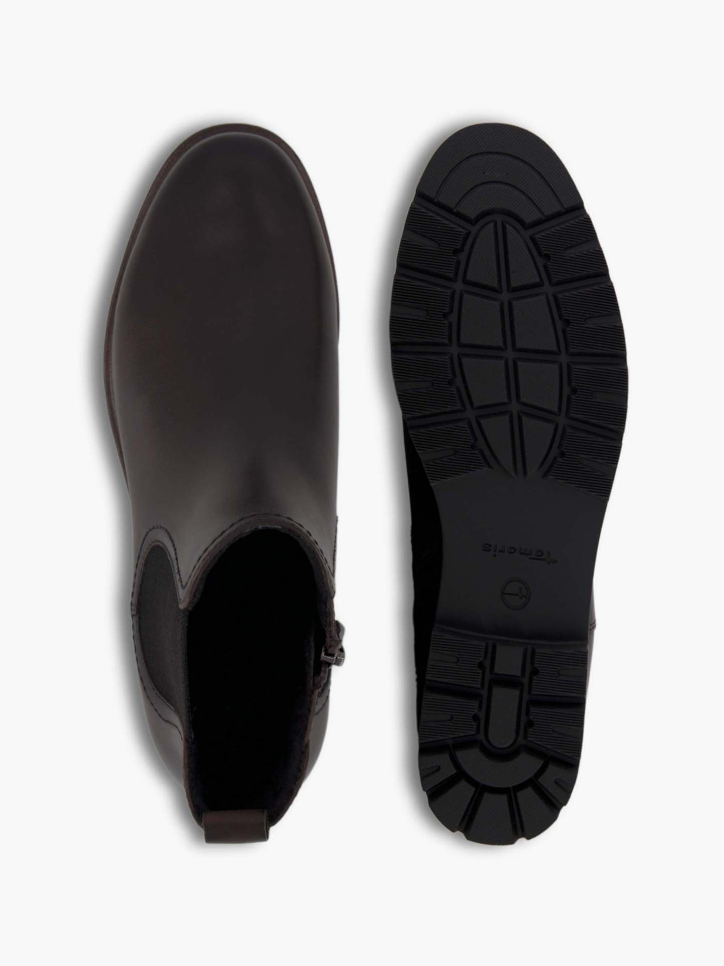 Tamaris Chelsea Boot – Schwarz – Braun